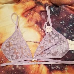 Forever 21 Purple Daisy Bralette